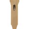 Ekena Millwork 2 3/4"W x 5 1/2"D x 8"H Mini Lucan Wood Corbel, Red Oak CORW03X06X08LURO - alternate 3